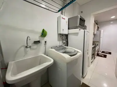 Uma casa de banho em Alto Padrão Vista Panorâmica Pé na areia! CA1001