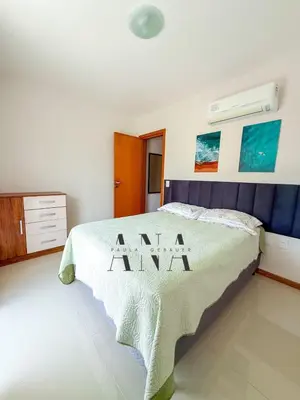 Uma cama ou camas num quarto em Apartamento Paula