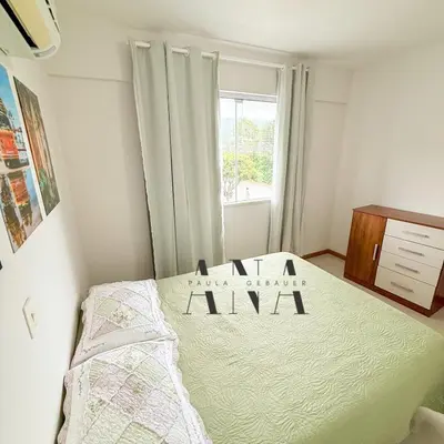 Uma cama ou camas num quarto em Apartamento Paula