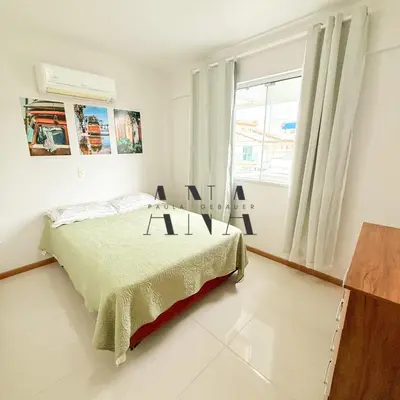 Uma cama ou camas num quarto em Apartamento Paula