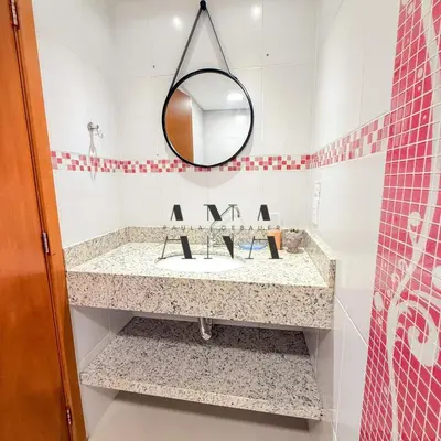 Uma casa de banho em Apartamento Paula