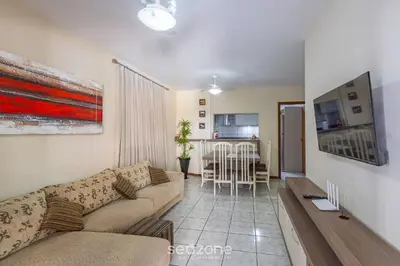 A planta de Apto 3Q c/ churrasq. 50m da praia Itapema EPO001