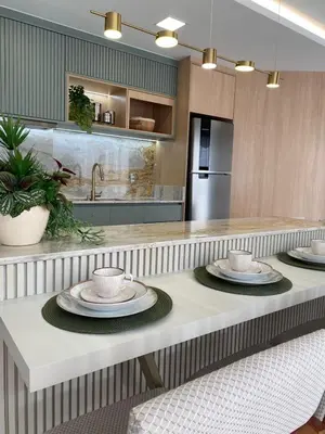 A planta de 165- Apartamento de 3 quartos na praia de Canto Grande