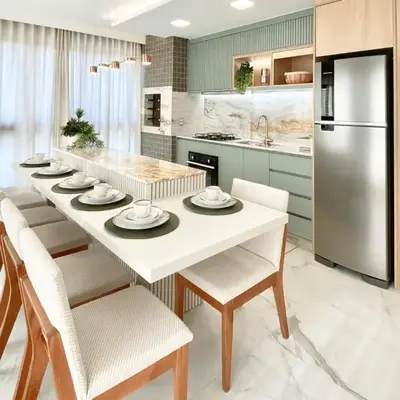 165- Apartamento de 3 quartos na praia de Canto Grande
