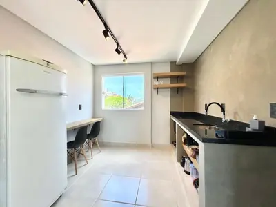 A planta de 008 - Apto em Residencial na praia de Bombas