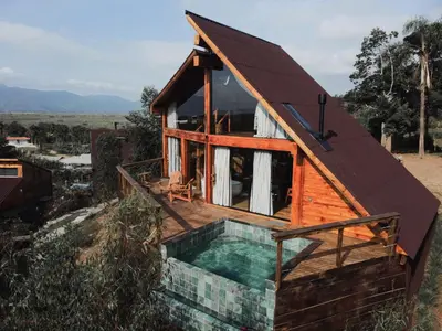A planta de Vale Aurora Cabanas