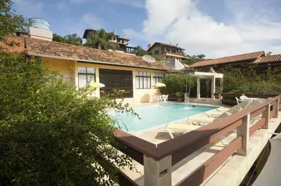 A planta de Pousada Cabanas Porto Belo