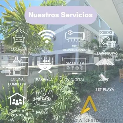 A planta de Residencial Alianza - Departamento de 1 habitación 204
