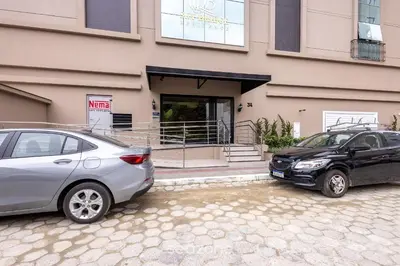 A planta de Apto Vista Mar c/ churrasq. em Itapema SBN0705