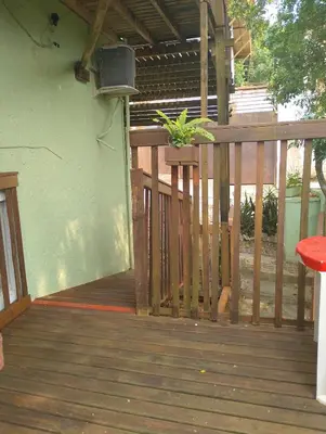 Uma varanda ou terraço em Residencial verde oliva