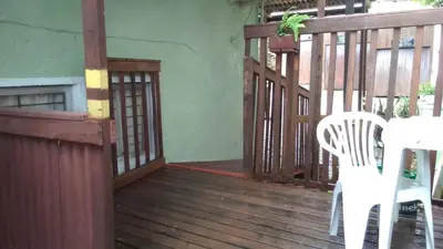 Uma varanda ou terraço em Residencial verde oliva