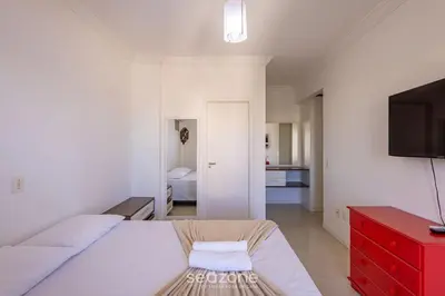 A planta de Apto Encantador Vista Mar em Porto Belo RCS701