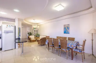 A planta de Apto Encantador Vista Mar em Porto Belo RCS701