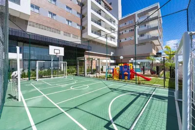 A planta de Terrazzo 503B - Apto 2 quartos em condomínio de luxo à 300 metros da Praia de Bombas