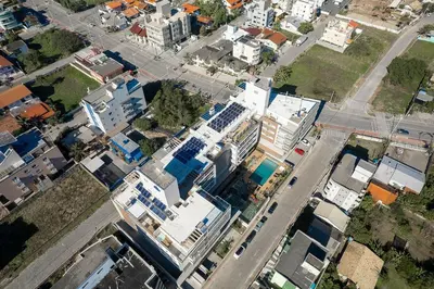 A planta de Terrazzo 503B - Apto 2 quartos em condomínio de luxo à 300 metros da Praia de Bombas