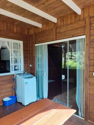 A planta de Casa na Praia em Porto Belo - Araçá