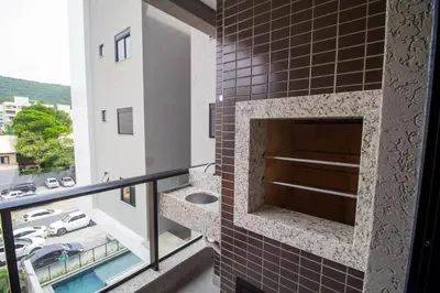 Uma varanda ou terraço em 007A - Apartamento a poucos metros do mar