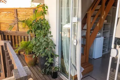 Uma varanda ou terraço em Bombinhas Guest House