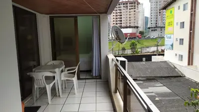 O edifício onde o apartamento está situado