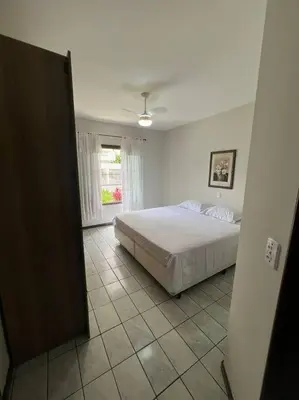 Uma cama ou camas num quarto em Casa térrea - bem localizada