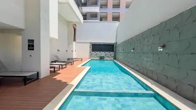 A planta de Recanto dos Girassóis 206 - Apto 2 suítes à 150 metros da Praia de Bombas
