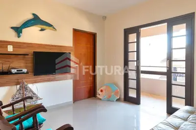 Uma televisão e/ou sistema de entretenimento em LINDA CASA COM PISCINA PARA ALUGUEL DE TEMPORADA EM BOMBAS