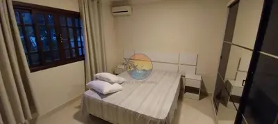 Uma cama ou camas num quarto em Casa no centro da praia de Mariscal perto do mercado e comércio em geral