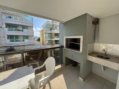 Uma varanda ou terraço em Salema 202 - apartamento 02 dormitórios