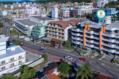 A vizinhança circundante ou próxima da casa de férias