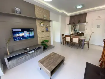 A cozinha ou kitchenette de A40 - Águas Azuis Apartamento de duas suítes