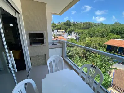 Uma varanda ou terraço em A40 - Águas Azuis Apartamento de duas suítes