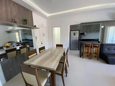 A cozinha ou kitchenette de A40 - Águas Azuis Apartamento de duas suítes
