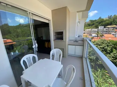 Uma varanda ou terraço em A40 - Águas Azuis Apartamento de duas suítes
