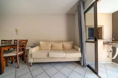 A cozinha ou kitchenette de A43 - Estrela do Mar Apto 202 Bl B - Apartamento de 02 dormitórios em Bombinhas centro