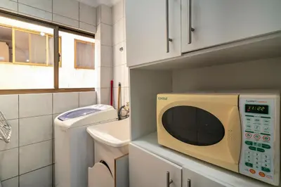A planta de A43 - Estrela do Mar Apto 202 Bl B - Apartamento de 02 dormitórios em Bombinhas centro