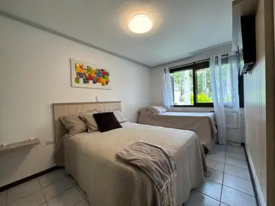 A planta de A55 - Casa centro de Bombinhas
