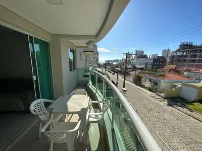 Uma varanda ou terraço em A56 - Alameda Verde - Apto 102 - Centro de Bombinhas