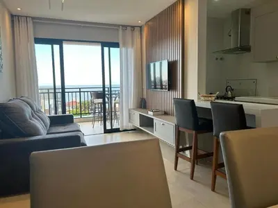 Uma área de estar em A59 - Waldgarden - Apto 401 bl 01