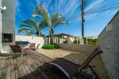 A planta de A102 - Residencial Badejo - Apto 101 - Garden em condomínio com Piscina
