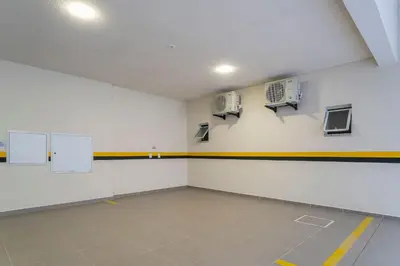 A planta de A102 - Residencial Badejo - Apto 101 - Garden em condomínio com Piscina