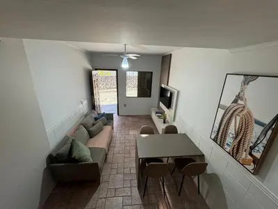 A planta de A27 - Apartamento de 02 suítes no centro.