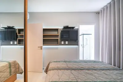 Uma cama ou camas num quarto em A101 - Djalma Mafra