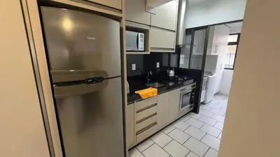 A cozinha ou kitchenette de 604 - Apto 2 dormitórios a 50m da praia de Bombas