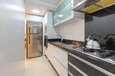 A planta de Apartamento em Condominio com Piscina e Jacuzzi
