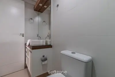 Uma casa de banho em RFO - Apartamentos a poucos passos da Praia de Bombinhas