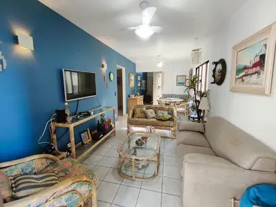 Uma televisão e/ou sistema de entretenimento em Quadra Mar - Barra Sul 3 Q - Balneario Camboriu - Sc
