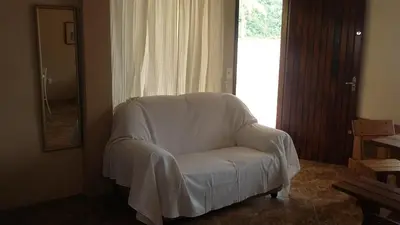 Uma área de estar em Dona Marta