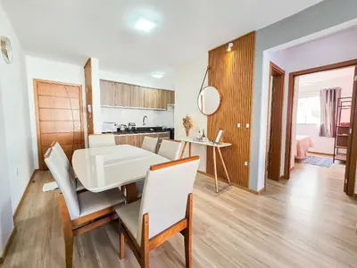 A cozinha ou kitchenette de 105 - Apto com 02 quartos na Praia de Bombas