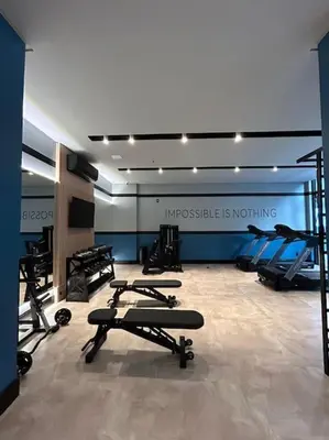 O centro de fitness e/ou as comodidades de fitness de Flat 1609 Infinity Tower
