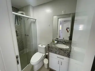 Uma casa de banho em Cód 157 - Apartamento a apenas 100 metros do mar!